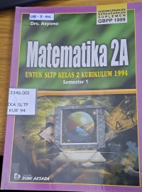 Matematika untuk SLTP Kelas 2 Kurikulum 1994