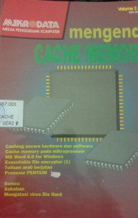 Mengenal cache memory