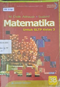 Matematika untuk SLTP Kelas 3