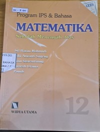 Matematika Sekolah Menengah Atas 12