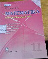 Matematika Sekolah Menengah Atas 11