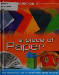 Image of a piece of Paper : science of light and more