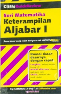 Keterampilan Aljabar II : Seri Matematika